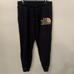 The North Face Gucci Black Jogger Sweatpants Drawstring 3XL Fits Like XL